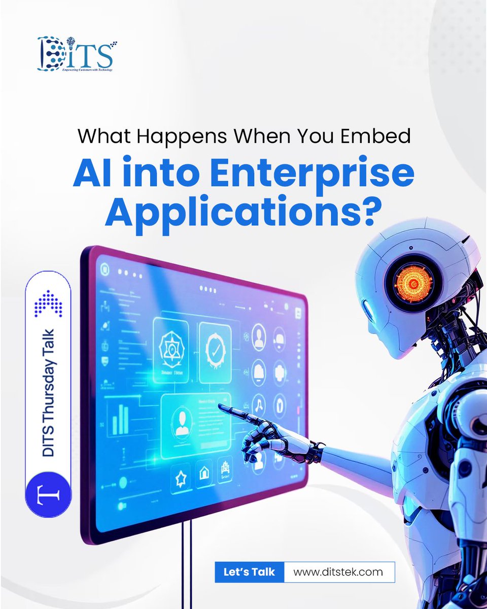 DitsTek's tweet image. #EmbeddingAI in #EnterpriseApps isn’t just hype—it’s messy, powerful, and real. 
Discover what works, what doesn’t, and how to get it right. 

Read  More: linkedin.com/pulse/what-hap…

#AI #DigitalTransformation #Pennsylvania #SeattleTech #ChicagoDevelopers #Dits #Ditstekinnovations