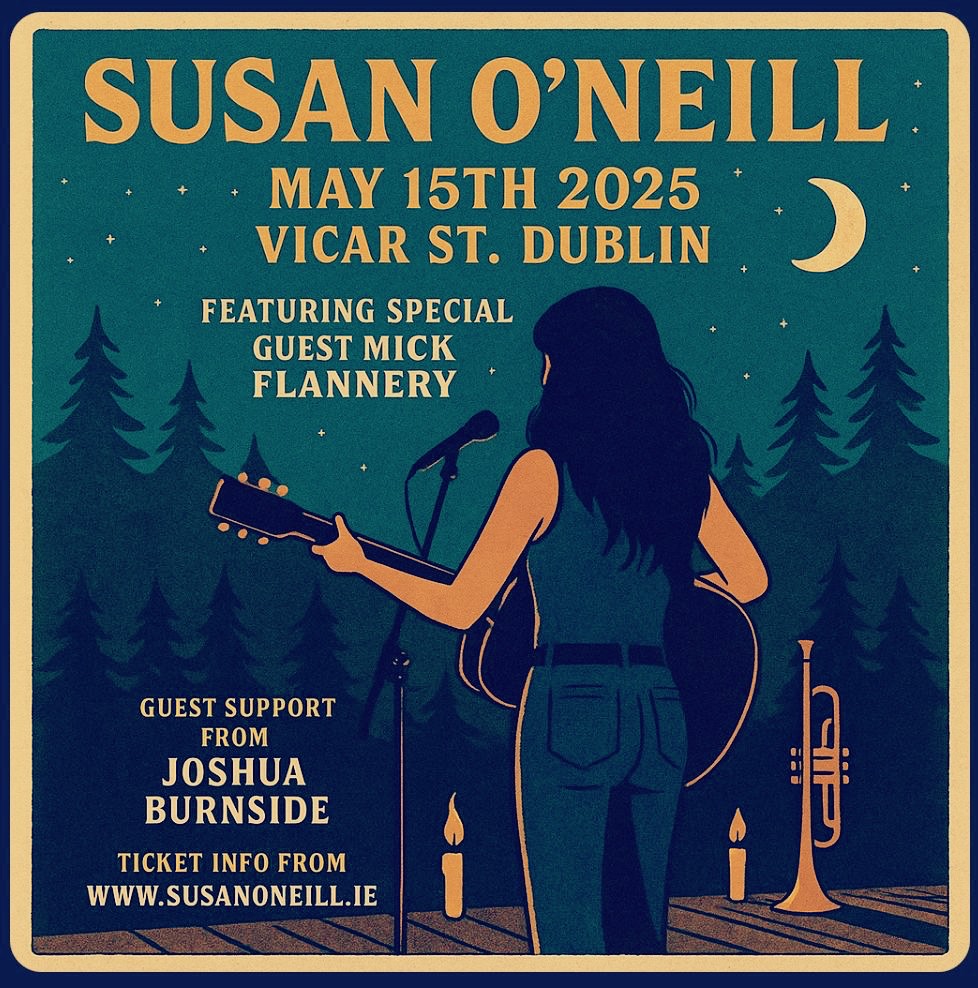 Susan O Neill (@soundsofson) on Twitter photo Lovely to have <a href="/JoshuaBurnside/">Joshua Burnside</a> play on the <a href="/Vicar_Street/">Vicar St</a> show coming up May 15th.
Presented by <a href="/singularartists/">Singular Artists</a>
Tickets from susanoneill.ie Thank you x Lovely to have <a href="/JoshuaBurnside/">Joshua Burnside</a> play on the <a href="/Vicar_Street/">Vicar St</a> show coming up May 15th.
Presented by <a href="/singularartists/">Singular Artists</a>
Tickets from susanoneill.ie Thank you x