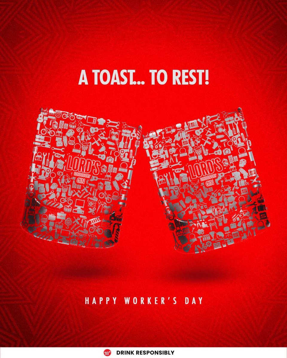 ‌Hard work builds dreams, but taking a moment to celebrate keeps the fire alive. Today, we raise a glass to those who push boundaries, chase goals, and turn visions into reality. 

#LordsGin 
#HappyNewMonth
#HappyWorkersDay