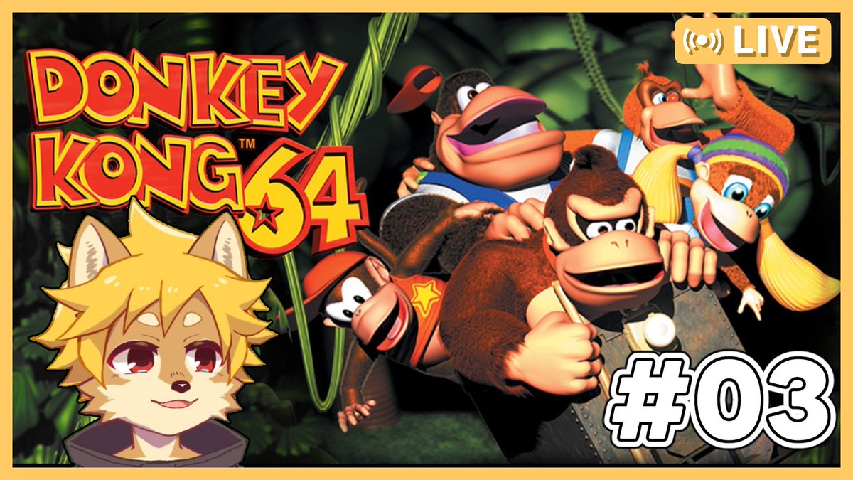 besurei_vtuber's tweet image. #べすLIVE　#DK64　#ドンキーコング 
今夜は20:30～
ドンキーコング64の続きをやるよ！

YouTube
youtube.com/live/IxjU3UmlG…
 
Twitch
twitch.tv/besurei_vtuber