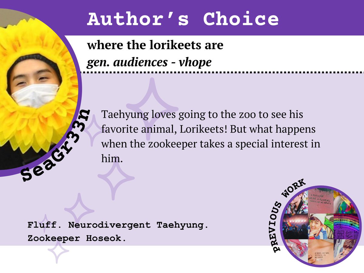 ✥ Read more about our moodboard writer, Sea!

If you enjoyed [A Boy Can Wear a Dress if He Wants] by <a href="/SeaGr33n/">SeaGreen |🥢🥴|🏆</a> then you should give [where the lorikeets are] a #vhope fic a try! I'm sure you'll lori-keet (low-key) love it!

🖇️ao3.org/works/57545179