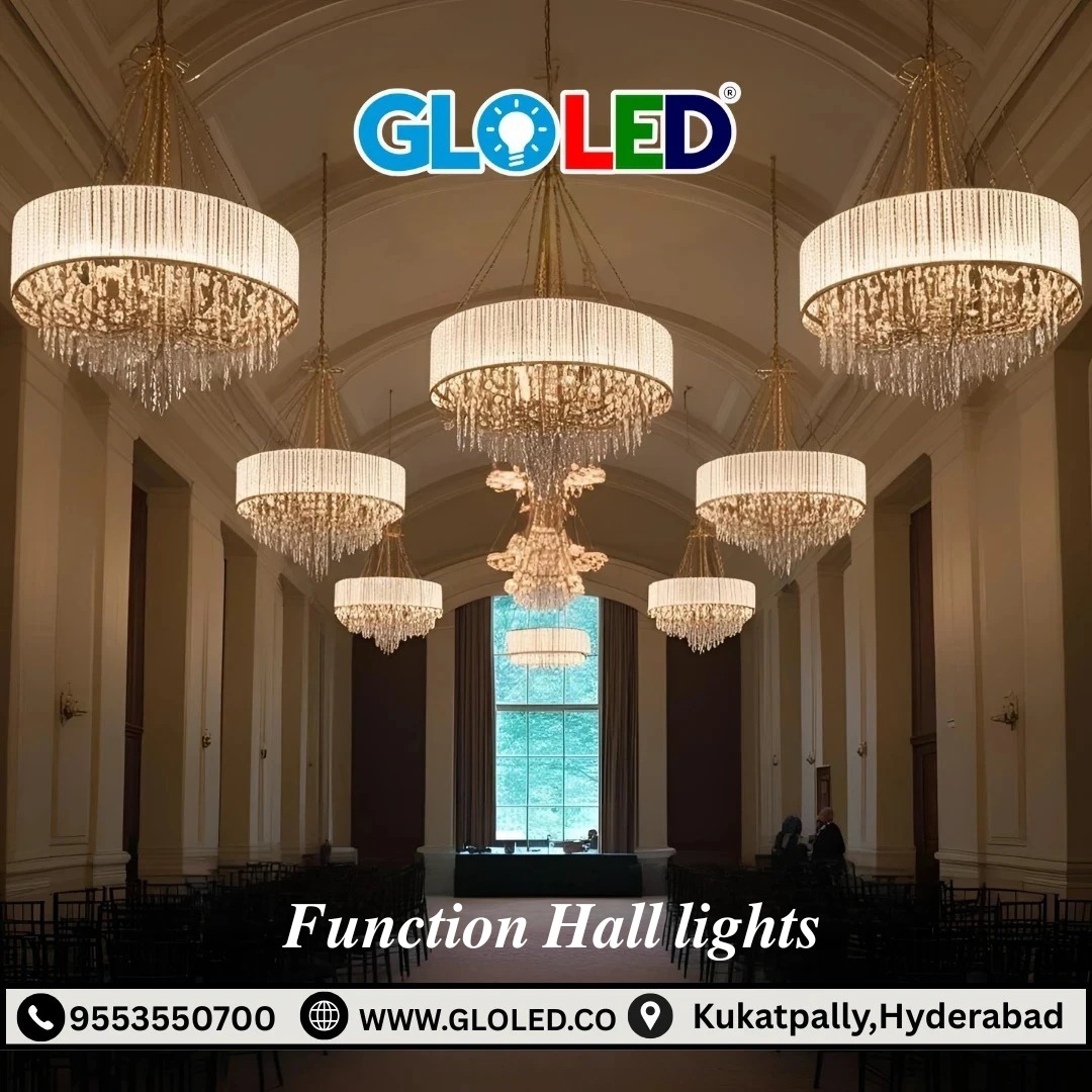 GloledFOAPRJY's tweet image. 🎉💡 GLOLED FUNCTION HALL LIGHTS – BRIGHTEN EVERY OCCASION WITH PRECISION! 💡🎉
📞 Contact Us: 9553550700
📍 Location: Prasanth Nagar, Kukkatpally, Hyderabad

#GLOLED #FunctionHallLights #EventLighting #BanquetHallLights #LEDLights #EnergyEfficientLED #GlareFreeLighting