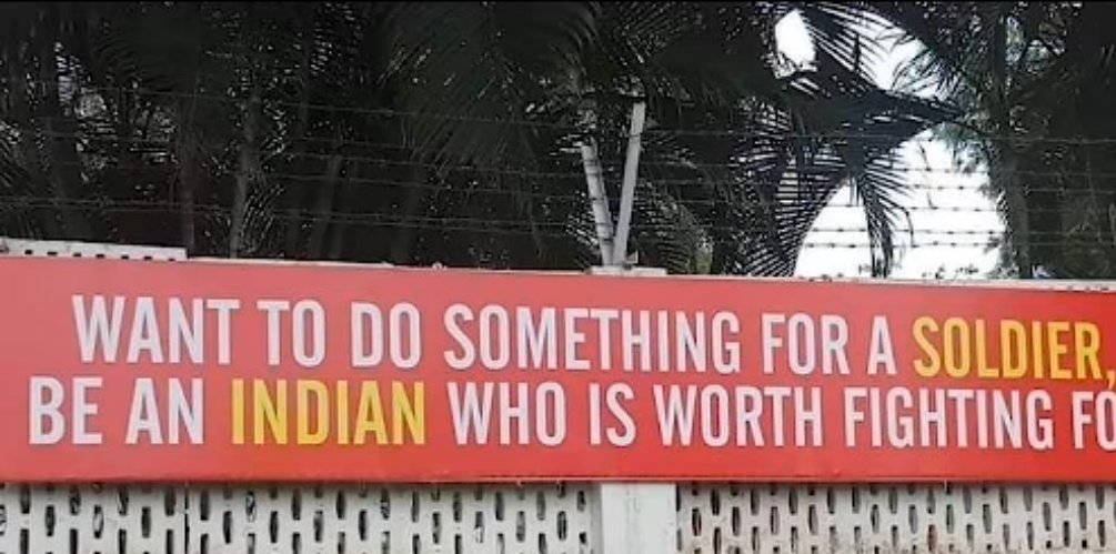 RajeevRC_X's tweet photo. Want to do something for our armed forces warriors ? 

Be an Indian, who is worth fighting for. 🙏🏻
🇮🇳🇮🇳🇮🇳 https://t.co/nYYihSzfeu
