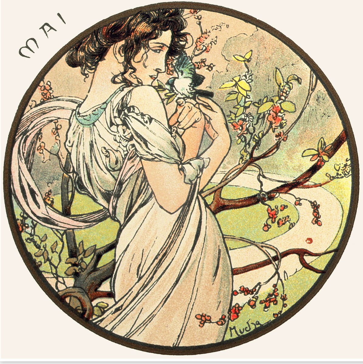 Marzena15650089's tweet image. May is the month of expectation, the month of wishes, the month of hope. 

Emily Brontë

#HappyMay
#MayDay

May, 1899 
🖌️🎨 Alfons Mucha