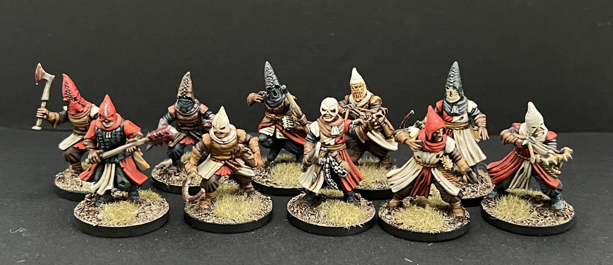 Beli Mawr (@b_mawr) on Twitter photo Frostgrave Cultist I painted for the <a href="/NorthStarFigs/">NorthStarFigs</a> painting competition. The first 5 cultist I painted using only the John Blanche volume 1 and 2 paints from the Army Painter and the other 10 I painted normally. Frostgrave Cultist I painted for the <a href="/NorthStarFigs/">NorthStarFigs</a> painting competition. The first 5 cultist I painted using only the John Blanche volume 1 and 2 paints from the Army Painter and the other 10 I painted normally.