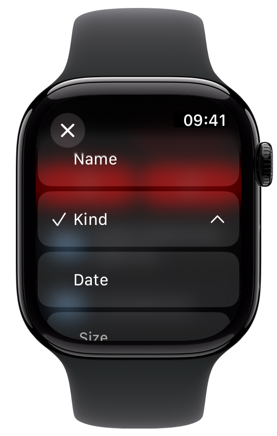 usb_disk's tweet photo. More file sorting options now available right from your Apple Watch. Only with the latest update of USB Disk https://t.co/qMIofdQ9Ws https://t.co/svWYnChz0i