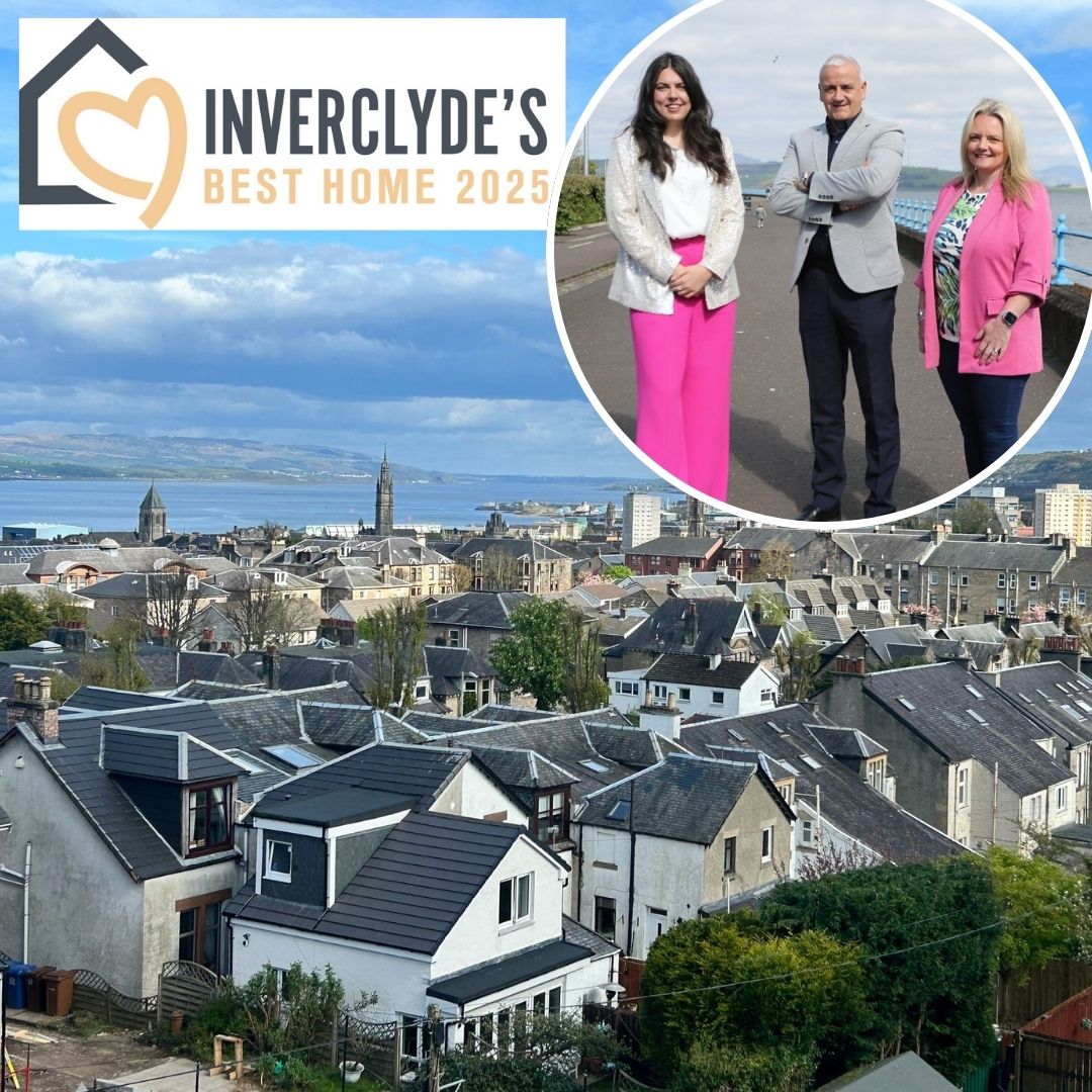 The Greenock Telegraph is on the hunt for Inverclyde’s Best Home 2025 🏠
We want to hear from homeowners who take pride in their property.
Inverclyde is a fantastic place to live and we want to champion the area by showcasing some of its top properties.