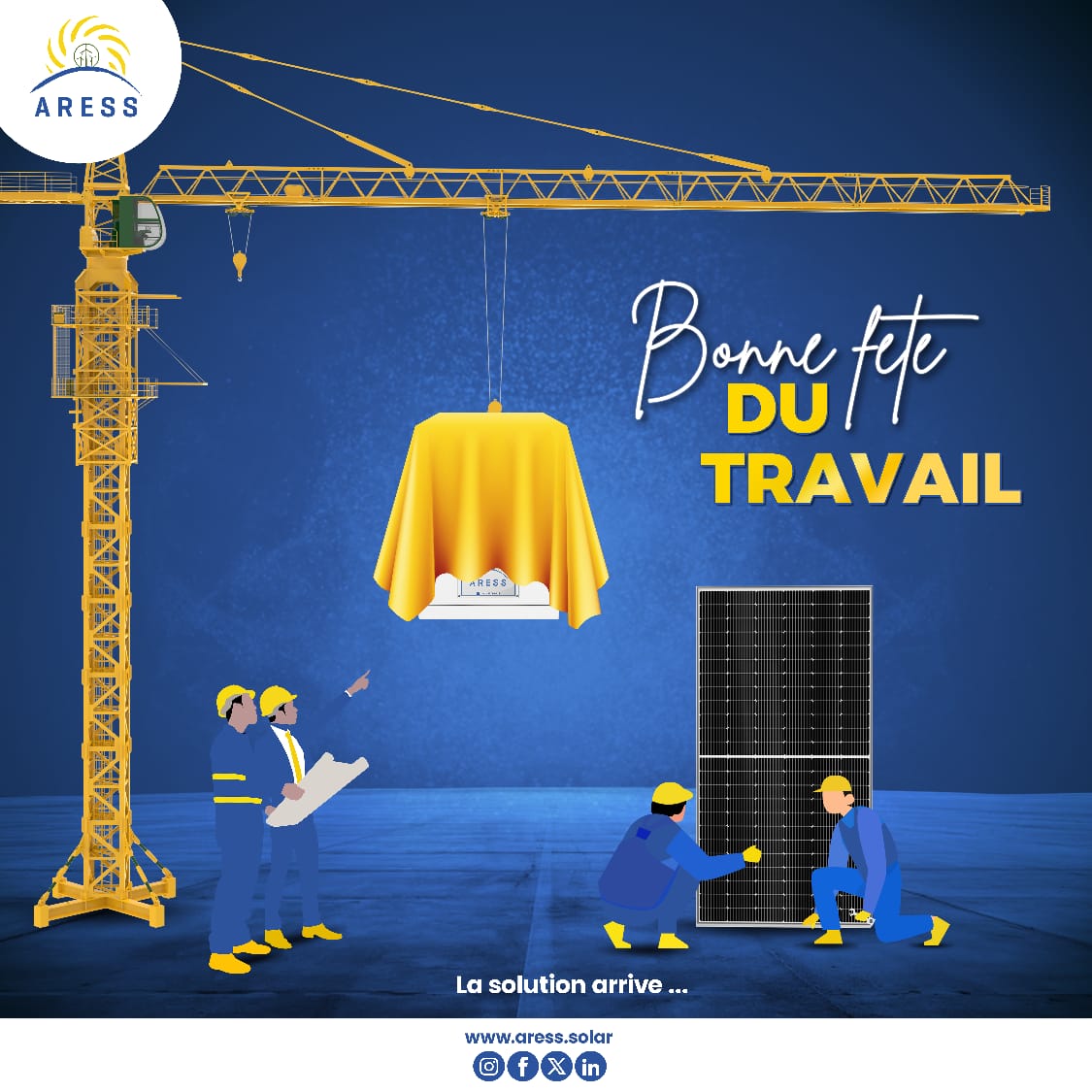 𝐁𝐨𝐧𝐧𝐞 𝐟𝐞̂𝐭𝐞 𝐝𝐮 𝐭𝐫𝐚𝐯𝐚𝐢𝐥
#travail #fetedutravail #fete #solutions #SolutionsDurables ARESS