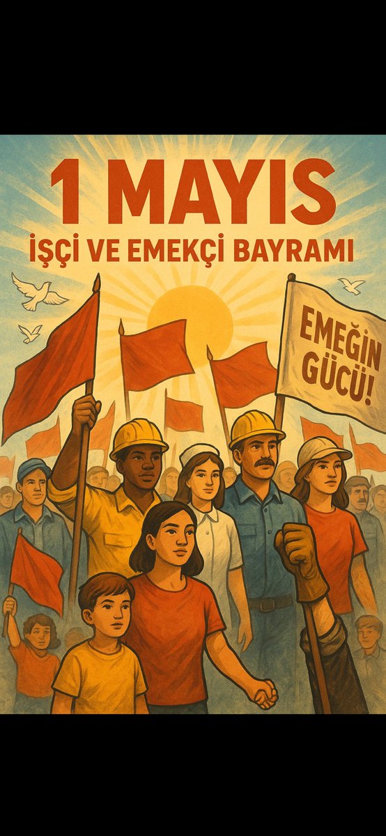 Tüm emekçilerin 1 Mayıs Emek ve Dayanışma Günü kutlu olsun!
