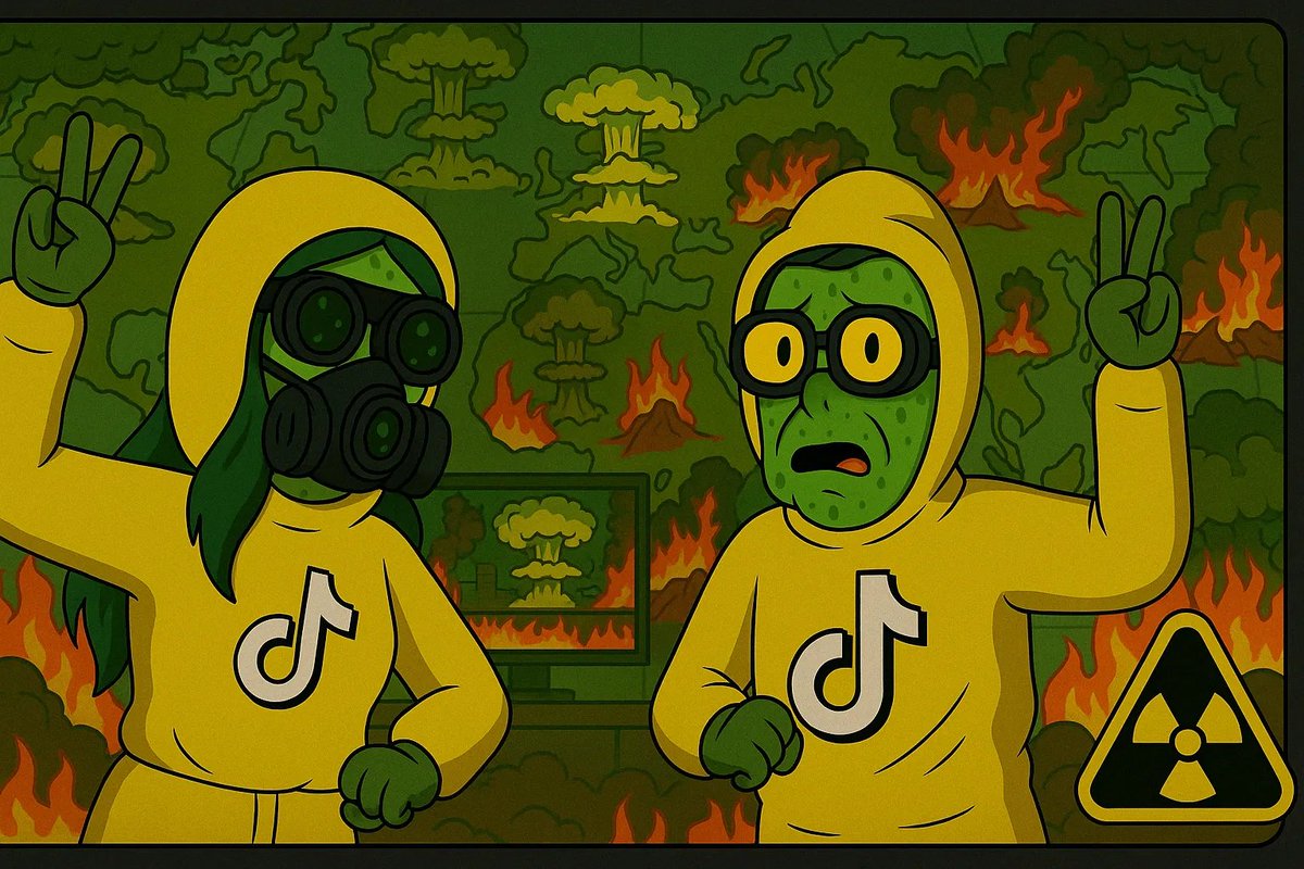 moldwar3's tweet photo. NYC: gone. 
Paris: burned. 
TikTok: still vibin’

Mold War III ain’t about survival. 
It’s about the content. https://t.co/JQbiVVx8qv