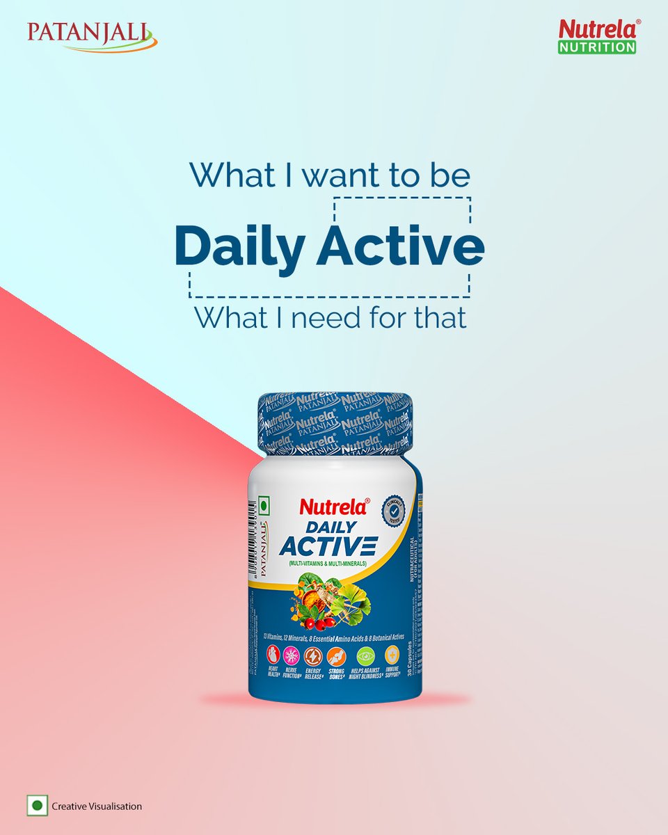 NutrelaN's tweet image. We listen to you and understand what you want, that's how we formulate the right nutritional combinations for you!

Try Nutrela Nutrition's plant-based supplements range and step ahead to holistic well-being!

#TrendingNow #HolisticWellness #NutrelaNutrition #Patanjali #Trend