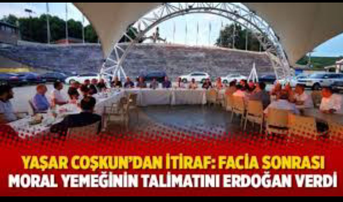 3 Temmuz 2020'de Hendek de Büyük Coşkunlar Havai Fişek Fabrikası patladığında 7 işçinin parçalanmış cenazeleri aranırken patronlara Cumhurbaşkanı talimatıyla verilen moral yemeğini unutma!

İşçinin cenazesine bile saygı duyulmazken patronların midesini düşünen iktidar.

İktidara