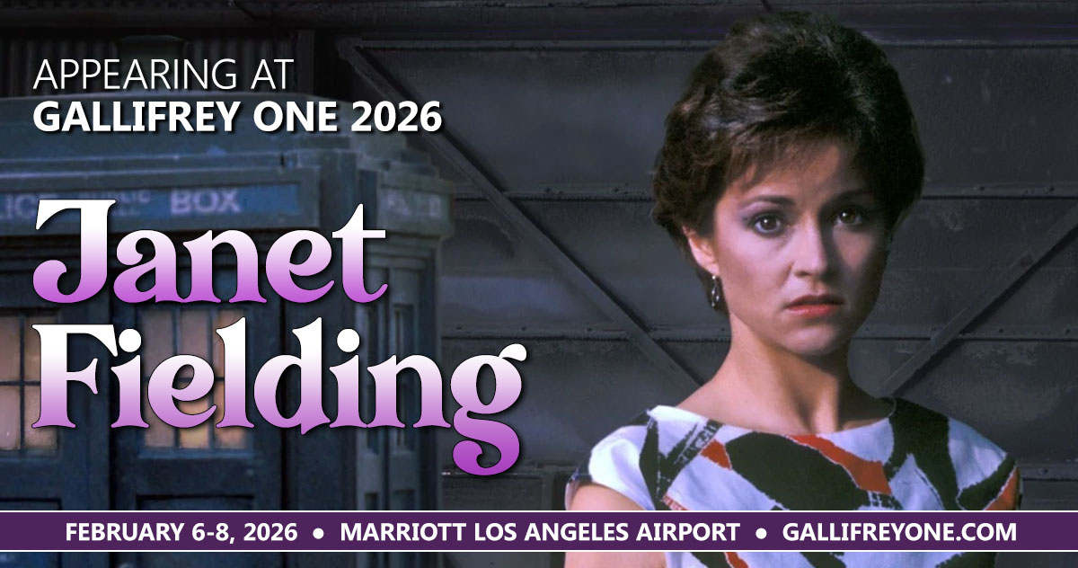 How could we possibly have the Fifth Doctor back at Gallifrey One without his longest-serving companion?!?  We're delighted to welcome back JANET FIELDING (Tegan Jovanka) for Gallifrey One 2026. Details at gallifreyone.com #gally1