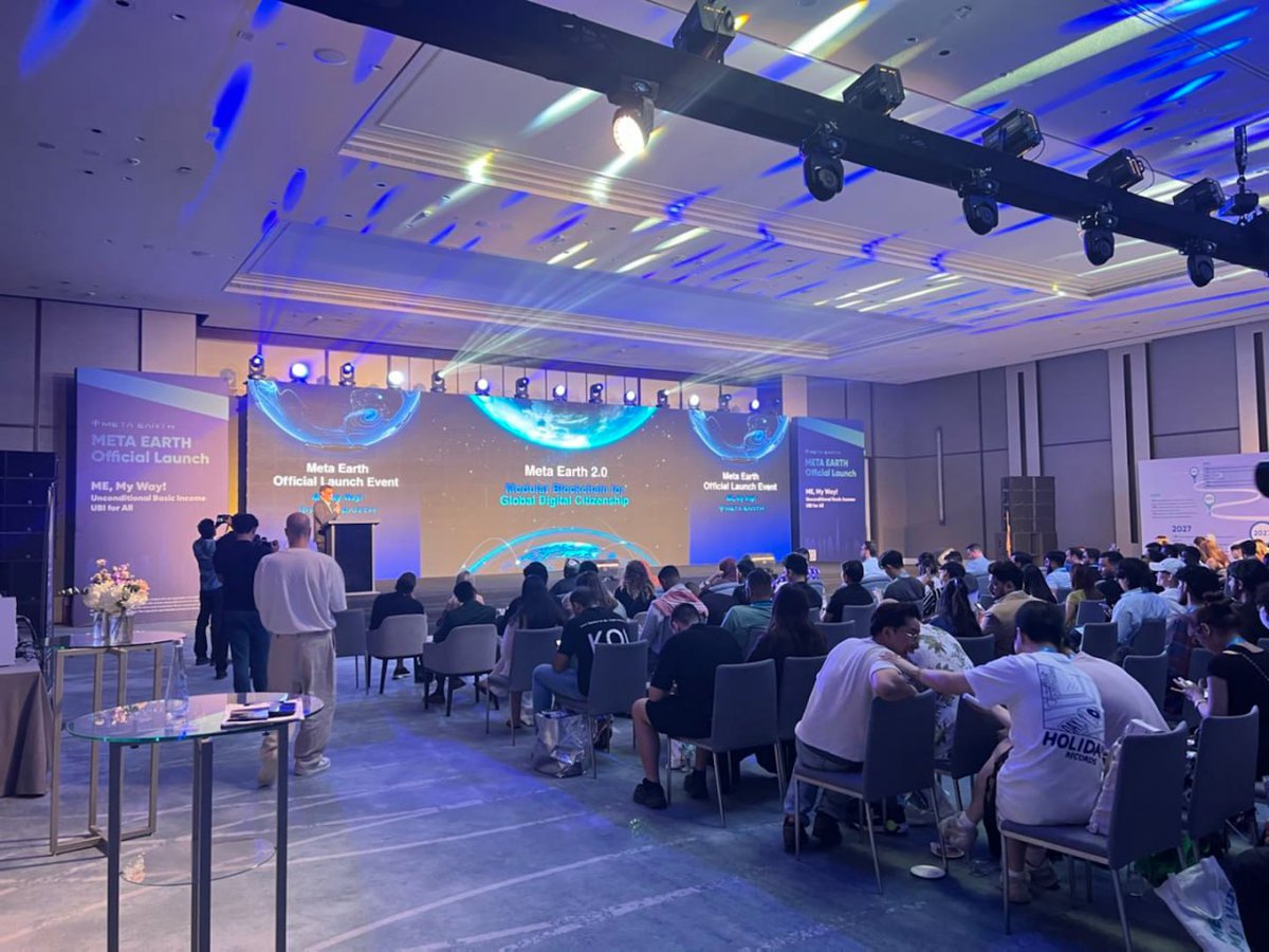 The next gen, socially responsible <a href="/_MetaEarth_/">Meta Earth</a> blockchain ecosystem is now officially launched! #Token2049 #Dubai