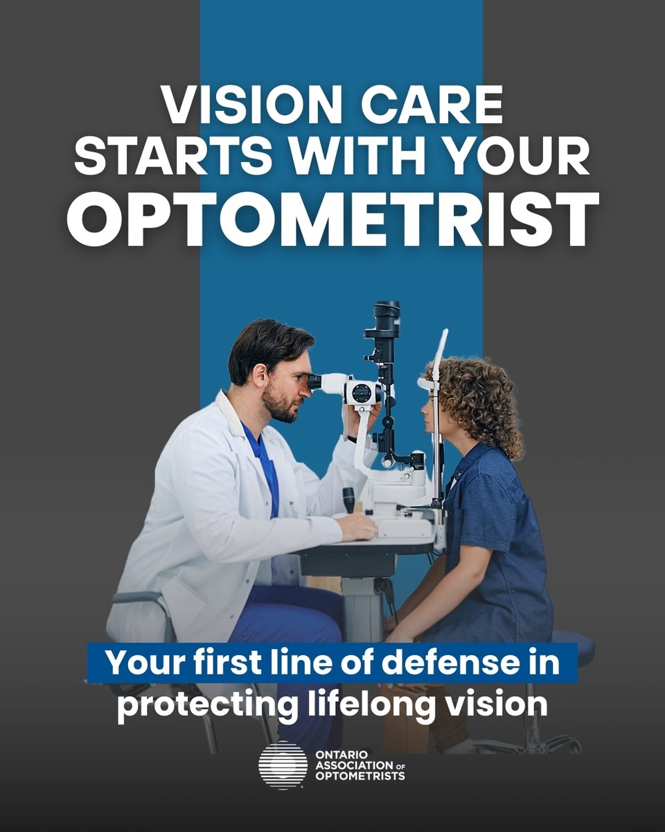Ontario Association Of Optometrists (@onoptometrists) on Twitter photo Just because you can see clearly it doesn’t mean everything’s fine. Your optometrist can spot early signs of serious health issues, often before you feel a thing. So don’t wait. Make your eye health part of your regular routine. <a href="/ONThealth/">Ontario Ministry of Health</a>
#VisionHealthMonth #OAO #Optometrist Just because you can see clearly it doesn’t mean everything’s fine. Your optometrist can spot early signs of serious health issues, often before you feel a thing. So don’t wait. Make your eye health part of your regular routine. <a href="/ONThealth/">Ontario Ministry of Health</a>
#VisionHealthMonth #OAO #Optometrist