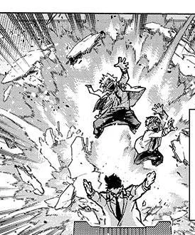 "There was a scene at the graduation ceremony where Monoma and Bakugo were making explosions together, does that mean they've become friends?" 

Monoma has been approaching him more than ever lately. After all, he did die right in front of him. He was probably worried too. 