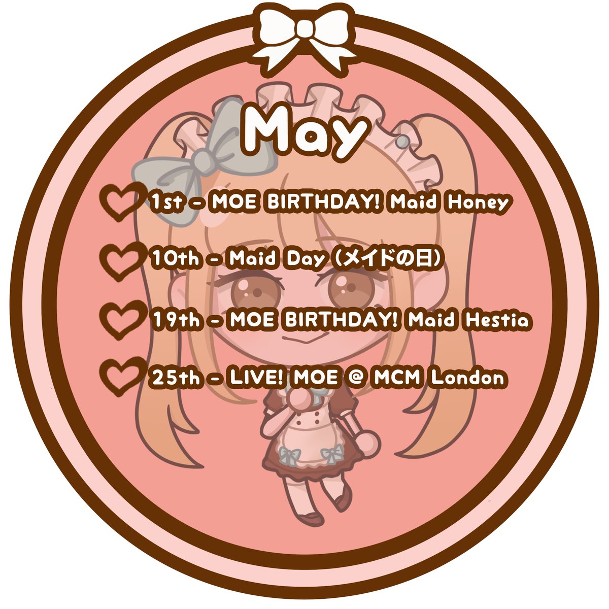 【MOE CALENDAR - MAY 2025】