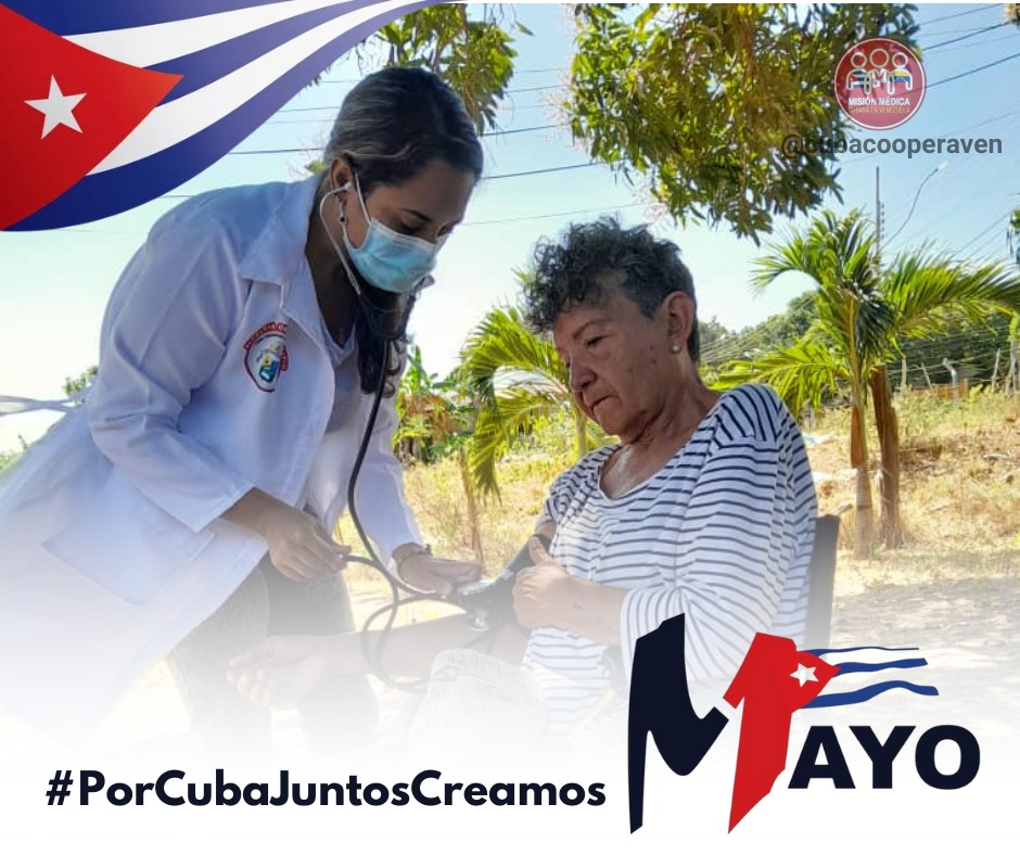 Misión Médica Estado Guárico. (@cubacooperaveg) on Twitter photo Los colaboradores celebramos este 1ro de mayo más unidos y solidarios, brindando salud en cada rincón. #PorCubaJuntosCreamos #CubaPorLaVida <a href="/cubacooperaven/">Misión Médica Cubana en Venezuela</a> <a href="/MINSAPCuba/">Ministerio de Salud Pública de Cuba</a> <a href="/japortalmiranda/">José Angel Portal Miranda</a> Los colaboradores celebramos este 1ro de mayo más unidos y solidarios, brindando salud en cada rincón. #PorCubaJuntosCreamos #CubaPorLaVida <a href="/cubacooperaven/">Misión Médica Cubana en Venezuela</a> <a href="/MINSAPCuba/">Ministerio de Salud Pública de Cuba</a> <a href="/japortalmiranda/">José Angel Portal Miranda</a>