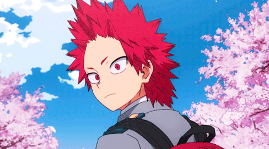 aitaikimochi's tweet photo. Question: Do Class A students know about Kirishima's "High School Debut"?

Horikoshi: Yes they do. He actually talked about it after the second battle in the Final War arc. He even openly talks about it with media after going Pro as well. It's briefly touched upon in Chapter 430 https://t.co/i6h1mWGAvC