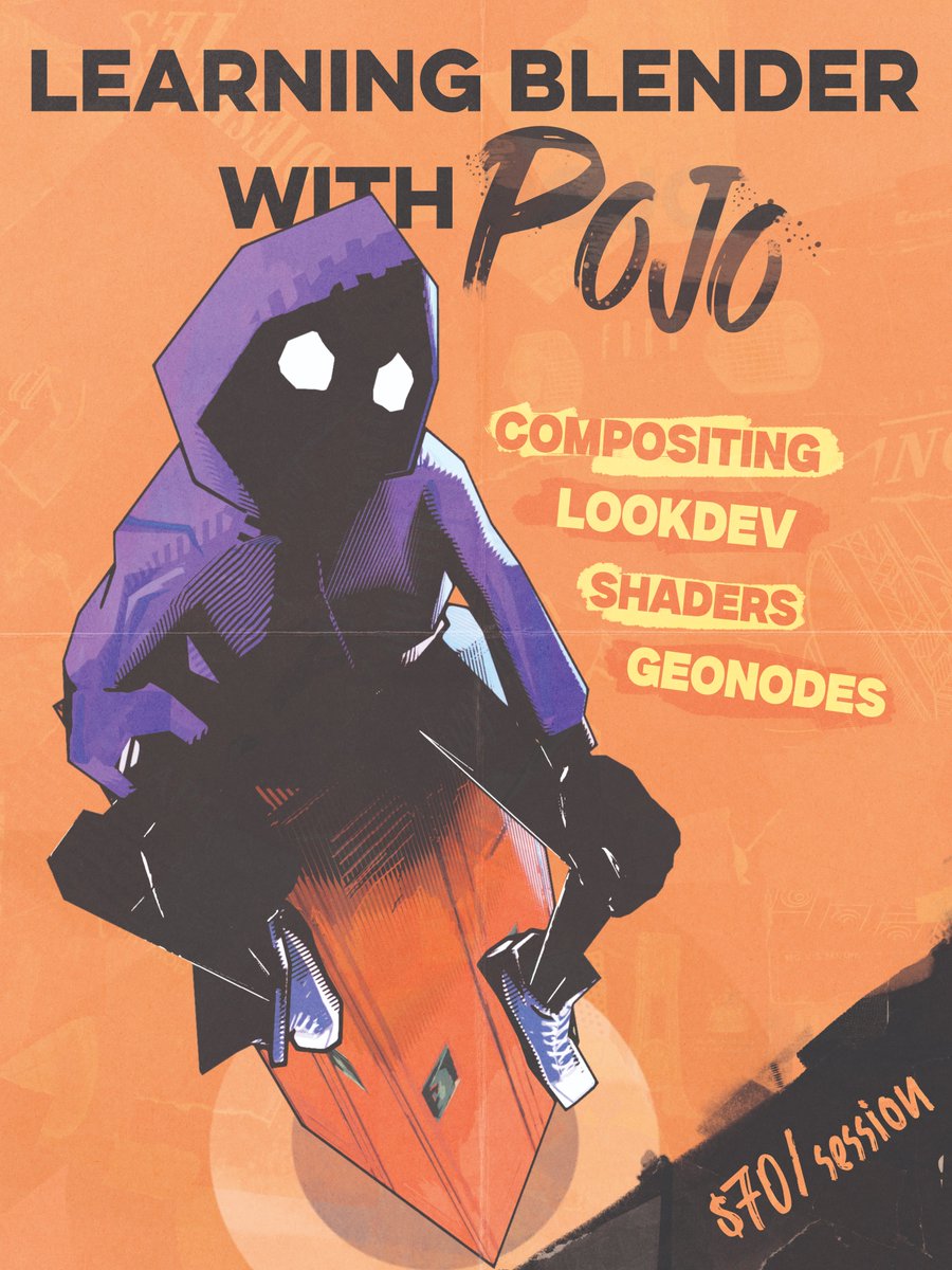 Pojo (@pojoquiet) on Twitter photo Hello hello!
I've had people ask occasionally if I do blender classes and well, I do now!
Let's get in the Nodes!
dm me for more info or email at pojo@bucketstudio.co.uk
#b3d #bnpr Hello hello!
I've had people ask occasionally if I do blender classes and well, I do now!
Let's get in the Nodes!
dm me for more info or email at pojo@bucketstudio.co.uk
#b3d #bnpr