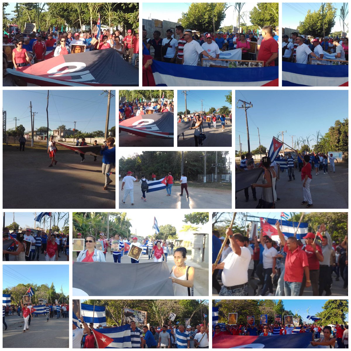 Los #Azucareros de la <a href="/EmpresaUr36184/">Empresa Agroindustrial Azucarera Uruguay</a> celebran con gran emoción el Día de los Trabajadores con la convicción de que #ConLaFuerzaDeLaUnidad seguiremos victoriosos 
#SanctiSpíritusEnMarcha
#Jatibonico