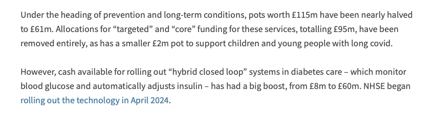Partha S Kar ๐ฎ๐ณ๐ฌ๐ง๐๐ฅ (@parthaskar) on Twitter photo This article from <a href="/HSJnews/">Health Service Journal</a> via <a href="/mimilaunder/">Mimi Launder</a> <a href="/HMAnderson39/">Henry Anderson</a> has raised many questions.
One I have got is how '#HybridClosedLoops' have managed to 'avoid the cuts' or the 'move into ICB budgets'...plus an uplift.
There are 2 possible reasons for it:
1. I am a Jedi
2. It's taken This article from <a href="/HSJnews/">Health Service Journal</a> via <a href="/mimilaunder/">Mimi Launder</a> <a href="/HMAnderson39/">Henry Anderson</a> has raised many questions.
One I have got is how '#HybridClosedLoops' have managed to 'avoid the cuts' or the 'move into ICB budgets'...plus an uplift.
There are 2 possible reasons for it:
1. I am a Jedi
2. It's taken