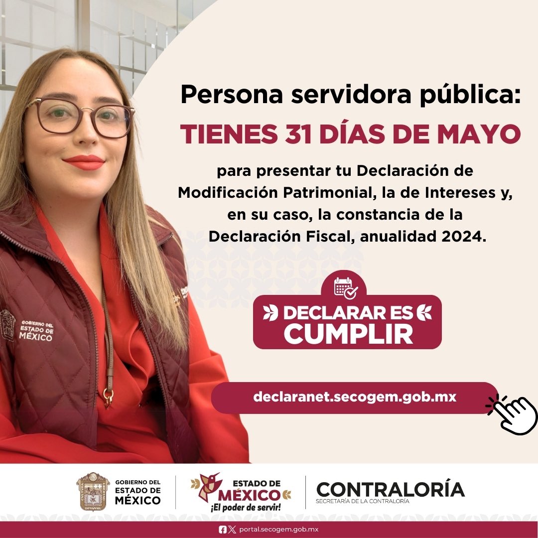 Secretaría de la Contraloría del Estado de México tweet media