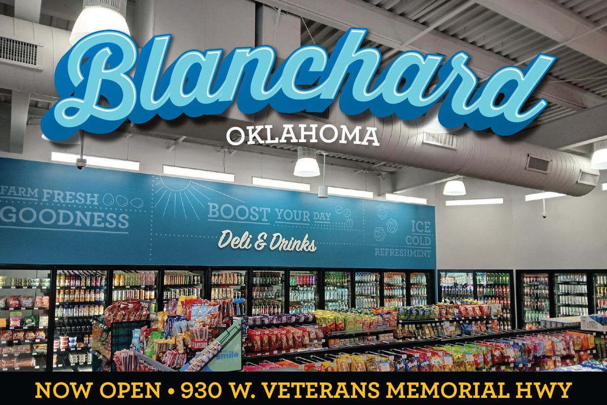 Allsup's 2483 is NOW OPEN in Blanchard, OK!
📍930 W. Veterans Memorial Highway, Blanchard OK, 73010