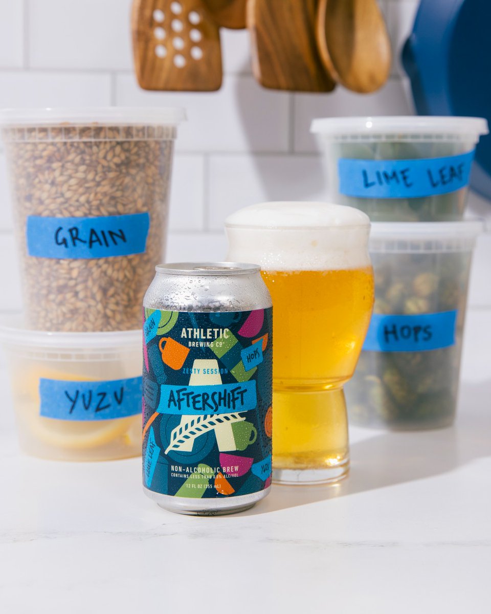 A brew with notes of lime leaf and yuzu? Yes, chef.  Crafted with five incredible chefs, $50K of Aftershift’s profits go to @southernsmokefdn to support food + bev workers nationwide in honor of #MentalHealthAwarenessMonth. Shop it below! 🍺 bit.ly/4d1bA8f