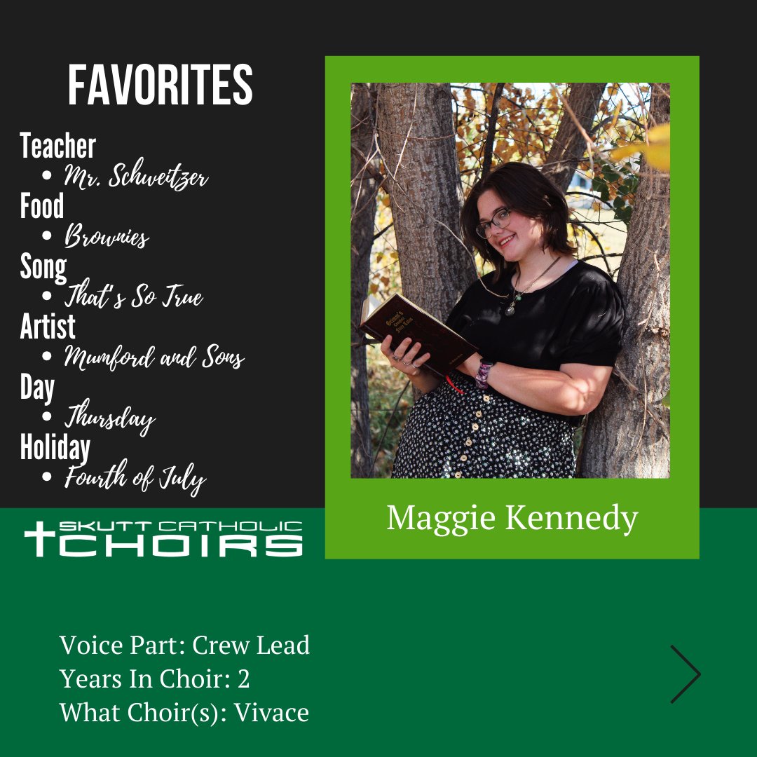 Today's Senior Spotlight is on Maggie Kennedy!