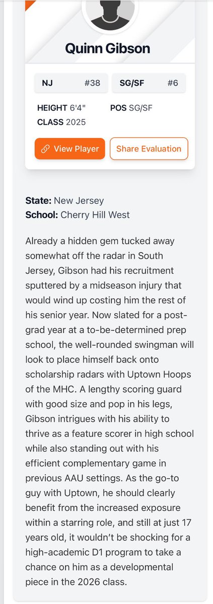 Quinn Gibson (@quinngibson2025) on Twitter photo Thank you <a href="/PrepHoops/">Prep Hoops 🏀</a> for the write up, excited to play AAU one last time and get 100% to make the most out of my upcoming prep year! Thank you <a href="/PrepHoops/">Prep Hoops 🏀</a> for the write up, excited to play AAU one last time and get 100% to make the most out of my upcoming prep year!
