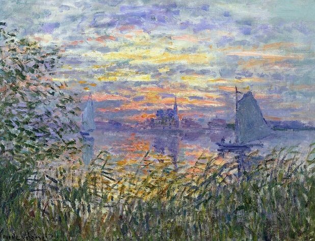 Claude Monet, Sunset on the Seine