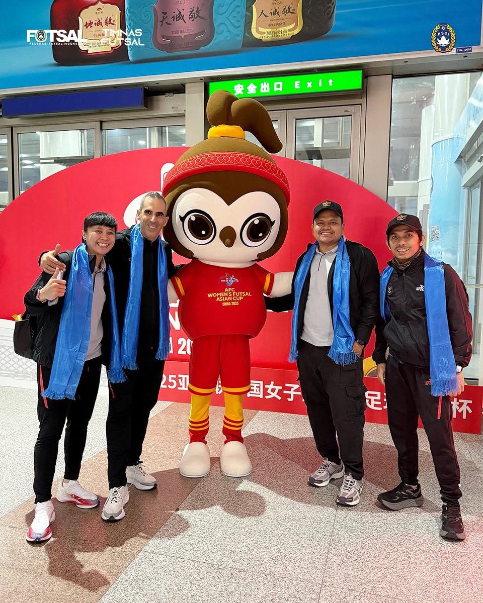 𝑻𝒐𝒖𝒄𝒉𝒅𝒐𝒘𝒏 𝑯𝒐𝒉𝒉𝒐𝒕, 𝑪𝒉𝒊𝒏𝒂 🦅🇮🇩

Garuda Pertiwi telah tiba di Hohhot, China. Bersiap untuk laga AFC Women’s Futsal Asian Cup 2025.

Dukung terus langkah Garuda Pertiwi untuk menuju prestasi dunia 🦅🌎