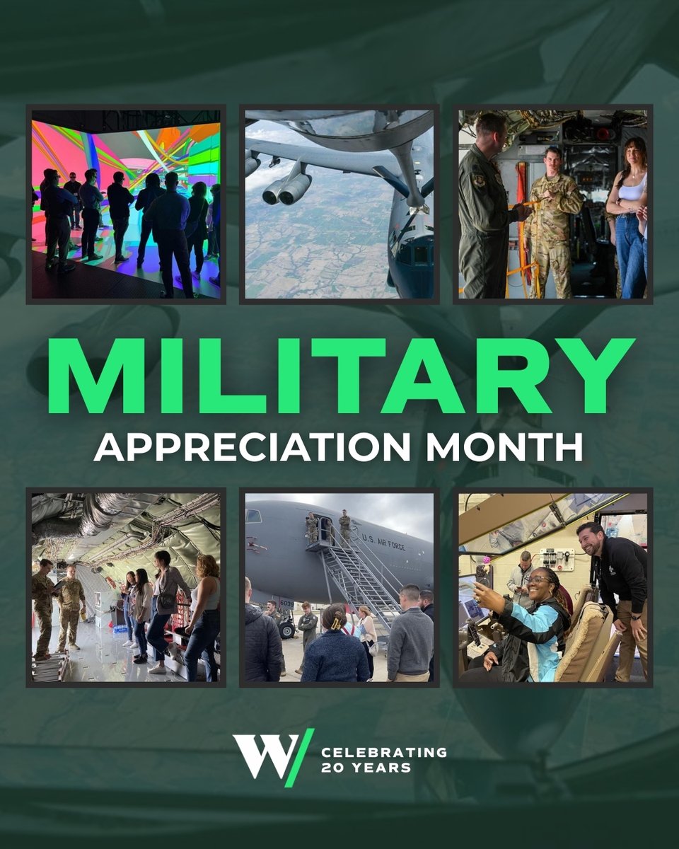 May is Military Appreciation Month.

At W, we’re proud to support those who serve. Through our Mission Wichita program, we connect emerging leaders with airmen from McConnell Air Force Base to help build a bridges between the military and our local community.