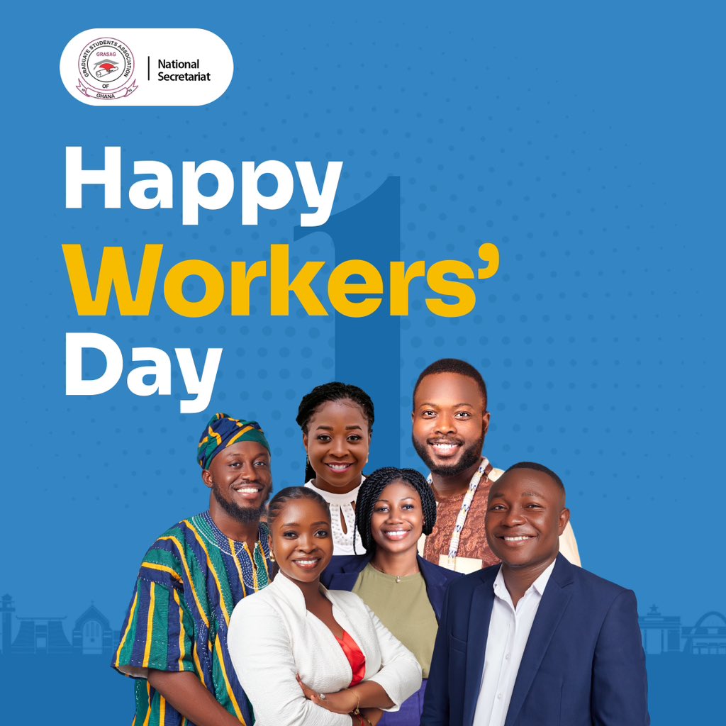 JimmyMawuse's tweet photo. On this Workers’ Day, GRASAG National—led by President Jimmy Mawuse Adangbe—salutes all Ghanaian workers, especially our students and young professionals. Your dedication fuels our nation’s progress. Keep striving for excellence!
#MayDay2025 https://t.co/1n40ZasWar