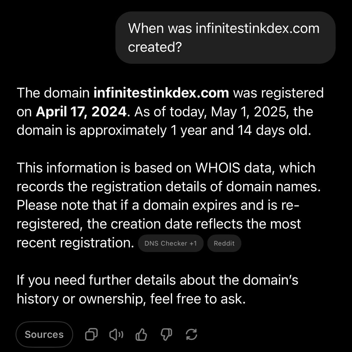 can anyone verify this about the STINKDEX site?

this is what ChatGPT is saying