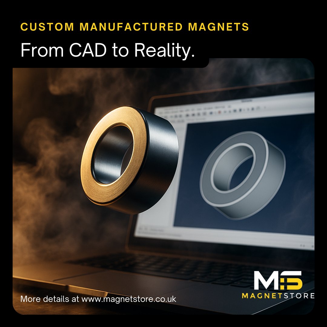 Magnet_Store's tweet photo. Need a magnet that does more than just ‘stick’? We manufacture custom magnetic components to your exact specifications.

- Upload your CAD.
- Specify your grade.
- Choose your quantity.
We’ll handle the rest - from prototype to bulk production.

#EngineeringSolutions https://t.co/B11IlJMLAb