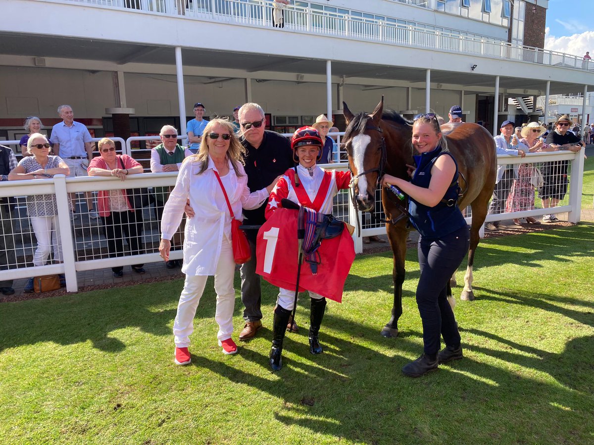 Redcar Racecourse (@redcarracing) on Twitter photo A sunny smile from <a href="/FMcmanoman/">Faye mcmanoman</a> after a cracking ride to win Division 2 of the Racing TV Profits Returned To Racing Handicap on the consistent Sergeant Mayer, trained at Malton by <a href="/RacingNigel/">Nigel Tinkler Racing</a>. 'Everything fell right for him today' said Faye. A sunny smile from <a href="/FMcmanoman/">Faye mcmanoman</a> after a cracking ride to win Division 2 of the Racing TV Profits Returned To Racing Handicap on the consistent Sergeant Mayer, trained at Malton by <a href="/RacingNigel/">Nigel Tinkler Racing</a>. 'Everything fell right for him today' said Faye.