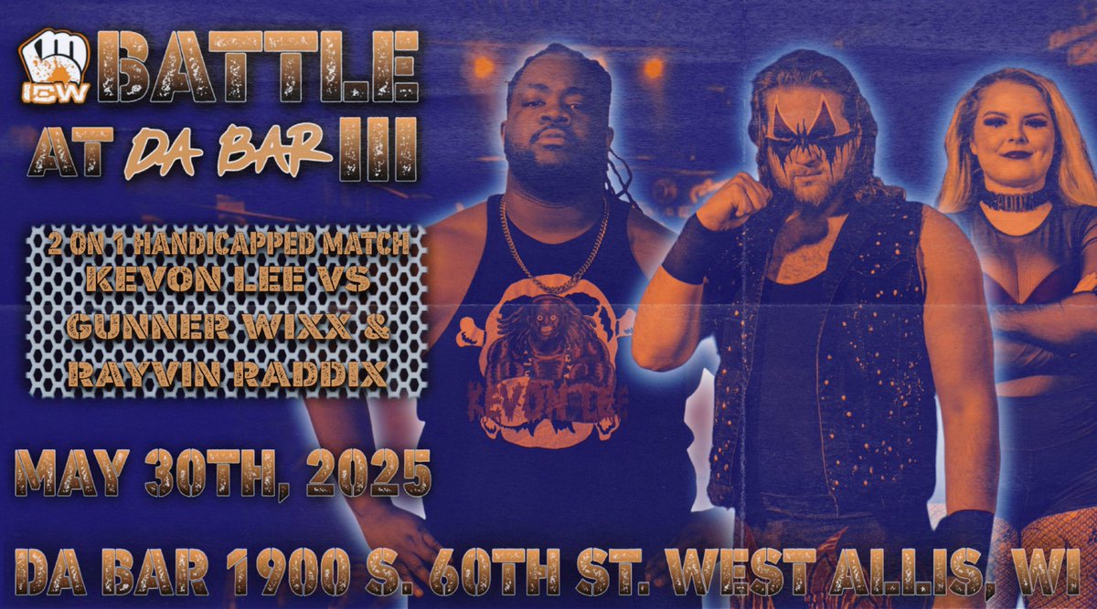 ICWMKE's tweet image. 馃毃MATCH ANNOUNCEMENT馃毃
At 420 Classic Part 2 We Saw Gunner Wixx Get a Huge Win Over Kevon Lee After Rayvin Raddix Returned to Assist With The Victory!
Now That Kevon & Gunner Are 1-1 Kevon Has Asked For a 2 On 1 Handicapped Match Against BOTH Gunner & Rayvin to Settle The Score!