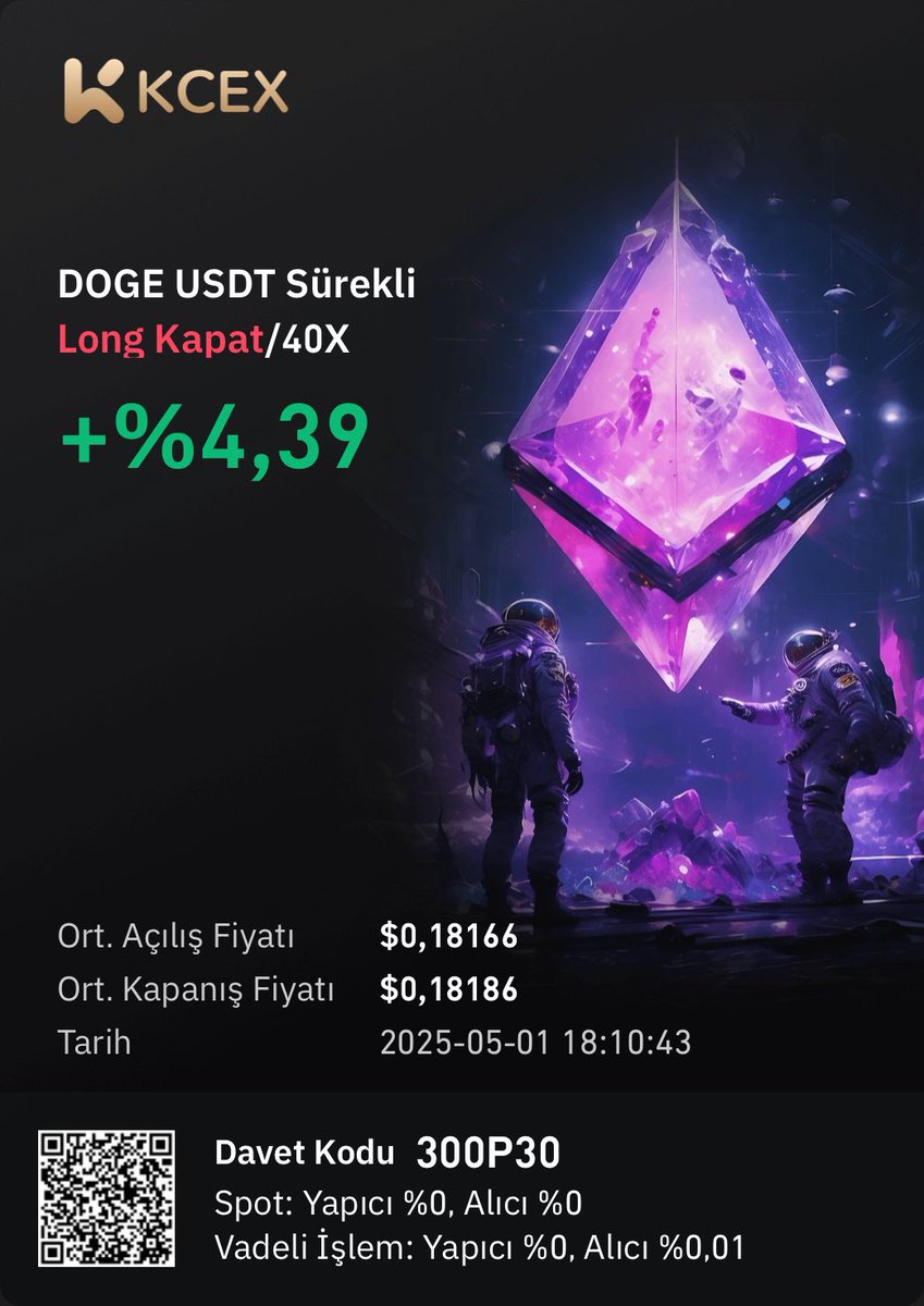 kriptotrader01's tweet photo. KCEX'e @KCEX_Turkey Benimle Katıl, piyasadaki en düşük oranların ve 1.000 USDT'ye kadar vadeli işlem deneme bonusu ile ücretsiz çekimlerin keyfini çıkarın! Davet kodum 300P30, hemen kaydolmak için tıkla:  https://t.co/ROKtYIID5y https://t.co/rp9pFegkDV