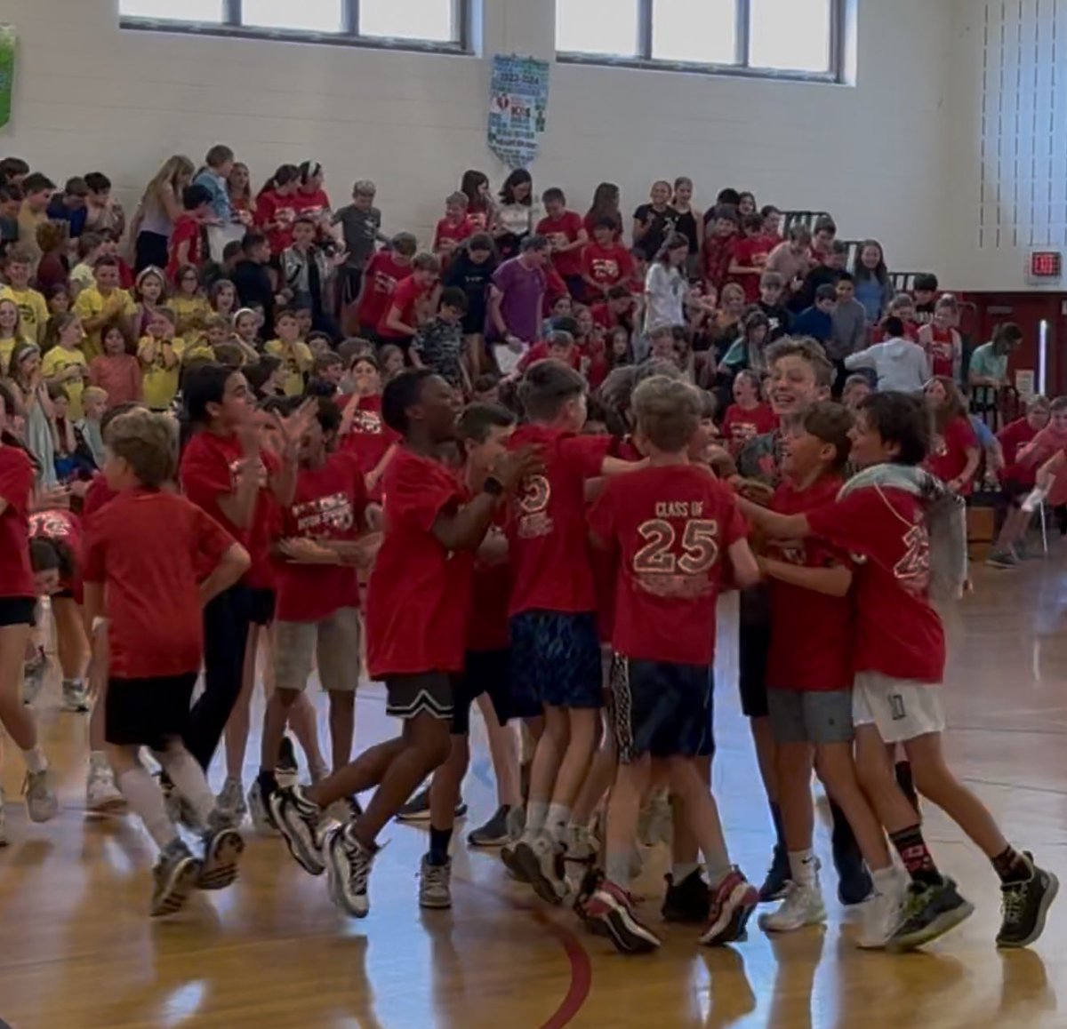Bringing back a classic! 5th Grade v Staff basketball game! The energy was high &amp; skills were tested. It was a tied game until the final 8 seconds…students shoot a 3-pointer to WIN!! 🏆 🏀 💪 #TeamLintonSprings #LeadingLinton <a href="/CCPSk12/">Carroll County PS</a>