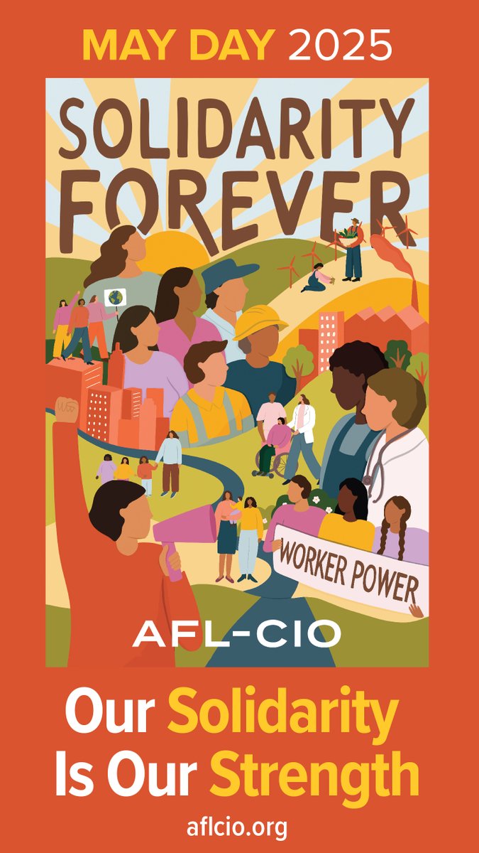 ✊ #MayDayStrong <a href="/AFLCIO/">AFL-CIO ✊</a>