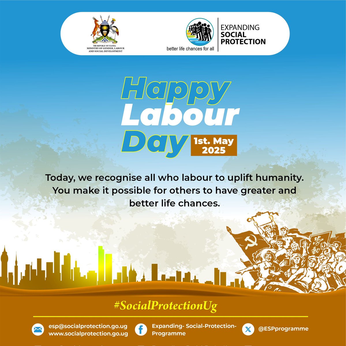 The social protection fraternity is appreciated for the enormous contribution towards ensuring better life chances for all. May your labour be rewarded!
