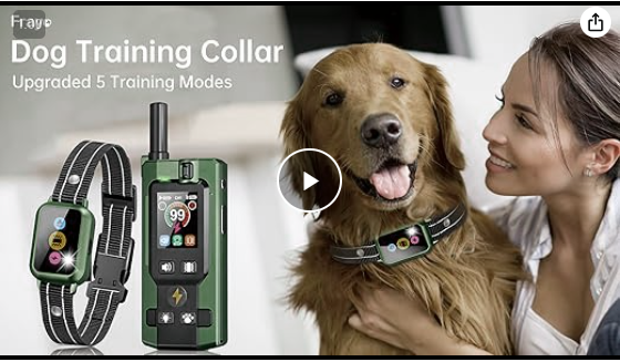 mdalim1017639's tweet image. Frayo Shock Collar for Dogs - Upgraded Dog Training Collar with Remote Control 5 Training Modes with Step Counting &amp;amp; Light 3300FT IP67 
#dogtraining #dogtrainingtips #dogtrainingadvice #DogTrainingJourney #dogtrainingclasses
amzn.to/44OVLiM