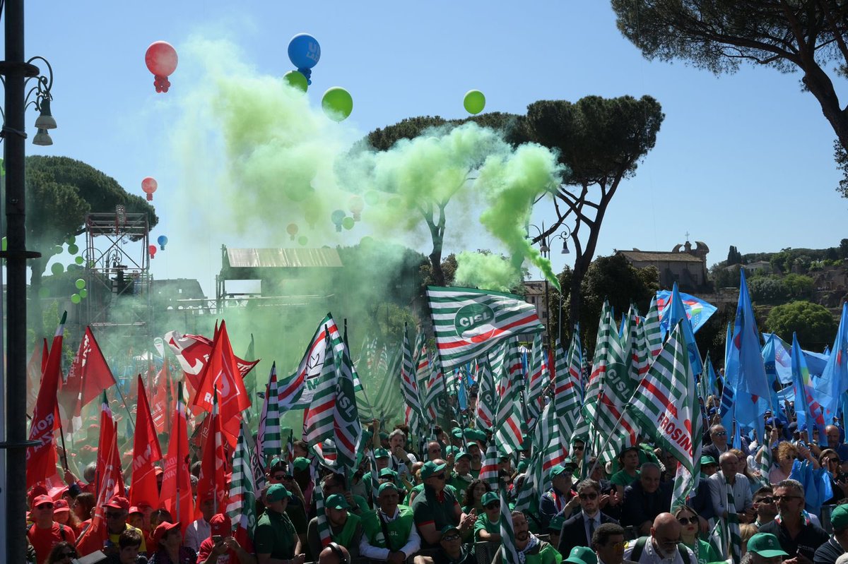 1 maggio Roma 
Enrico Coppotelli “E’ tempo di una reale e concreta partecipazione dei Lavoratori alle decisioni strategiche, assumendo responsabilità nelle dinamiche di cambiamento con proposte capaci di rafforzare sviluppo, salari, innovazione, partendo dal valore della persona”