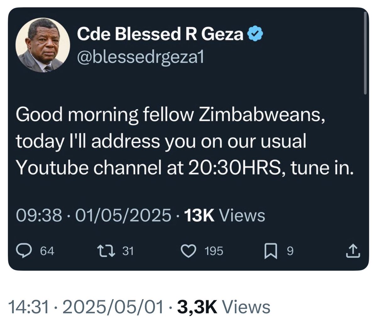 Please ignore this fake account. I don’t have an address today.  I don’t have  any other channel except this one.