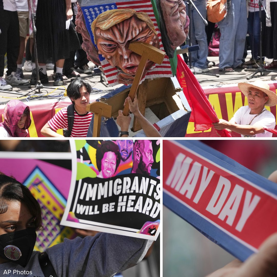 commondefense's tweet image. May Day reminds us: the fight for justice is far from over.

Trump’s attacks are fueling a global response. Workers from Asia to the Americas are rising together to demand respect, equity, and a voice in shaping their future.

✊🏽 We stand in solidarity.

#MayDay #WorkersUnite