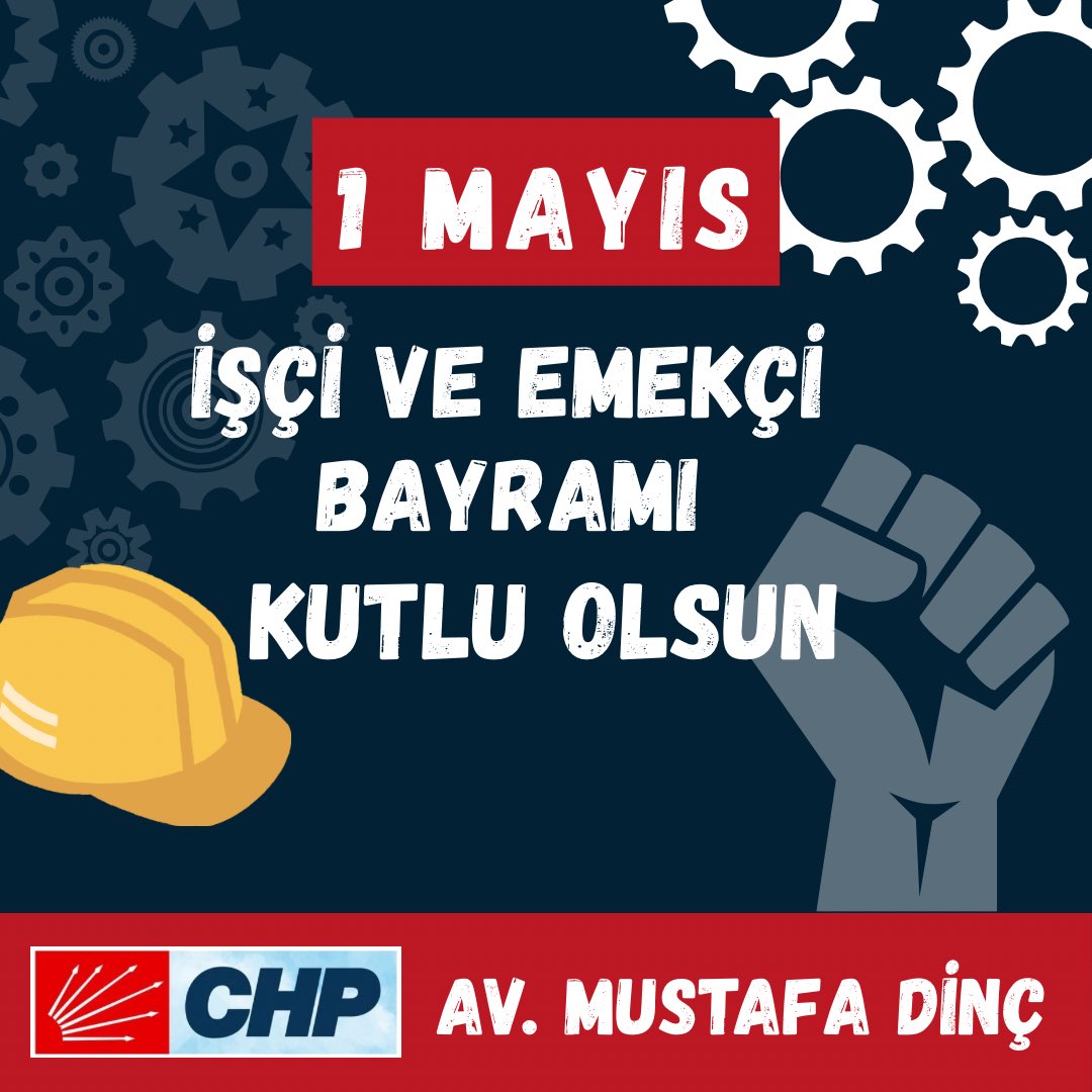 Emeğin, emekçinin bayramı,
1 Mayıs Bayramımız kutlu olsun.
Adil, demokratik ve özgür bir Türkiye’de 1 Mayıs Meydanları bayram meydanları olacak. #1Mayıs