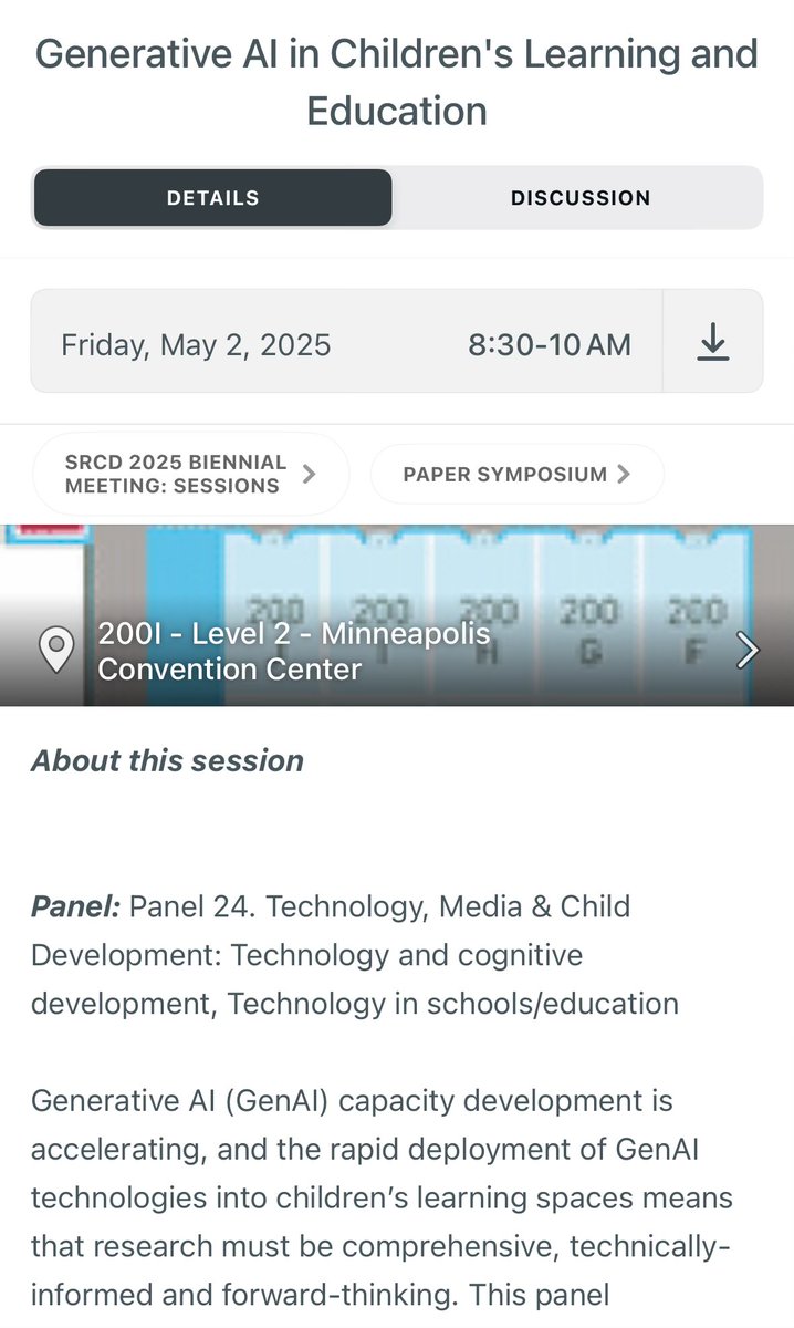Adam Dubé (@psycgrad) on Twitter photo Will be presenting experiments at #SRCD2025 showing that most elementary teachers will soon be choosing/using GenAI educational apps for/in their classrooms.
Friday morning. Be horrified. ; )
Organized by <a href="/childrenscreens/">Children and Screens</a> Will be presenting experiments at #SRCD2025 showing that most elementary teachers will soon be choosing/using GenAI educational apps for/in their classrooms.
Friday morning. Be horrified. ; )
Organized by <a href="/childrenscreens/">Children and Screens</a>
