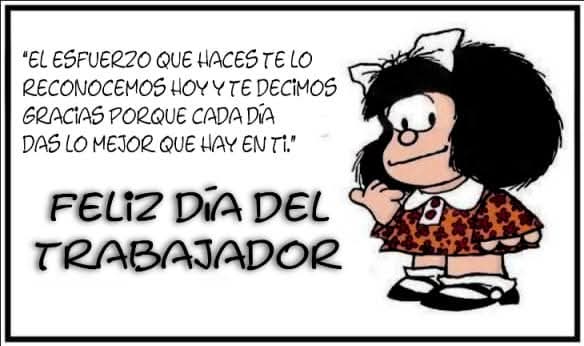 marcelafabero's tweet photo. El trabajo constituye un deber indispensable para el hombre social,  todos podamos tener las mismas oportunidades, dignificando al hombre con un trabajo genuino, recuperando la dignidad de muchos, construiremos un Mundo Mejor.
Feliz día del Trabajador!!! https://t.co/5RPJn6MgyB